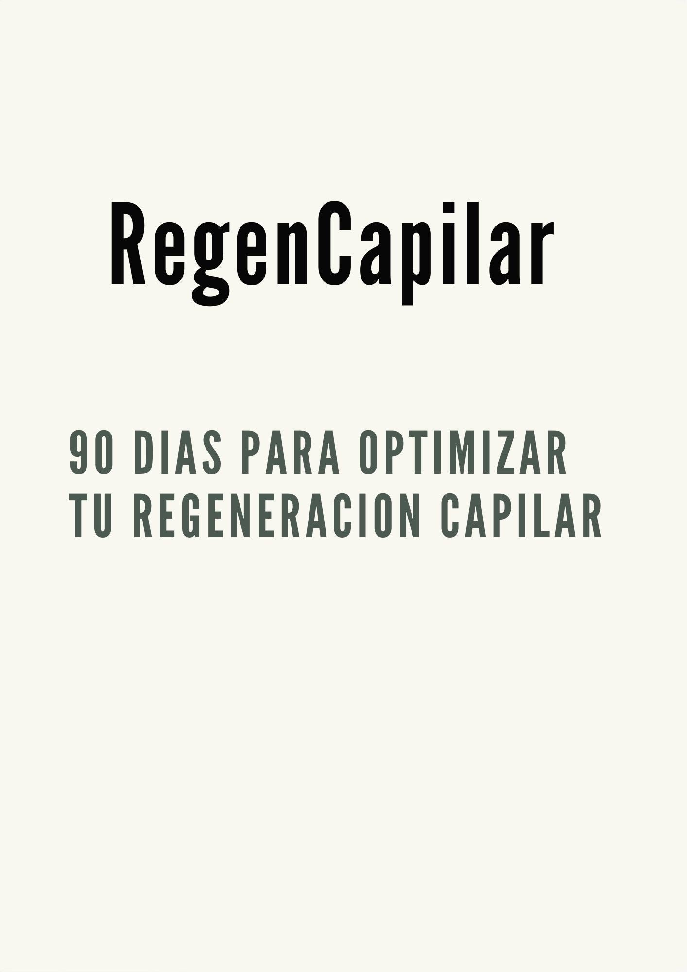 Ebook "90 dias para optimizar tu regeneracion capilar" - RegenCapilar